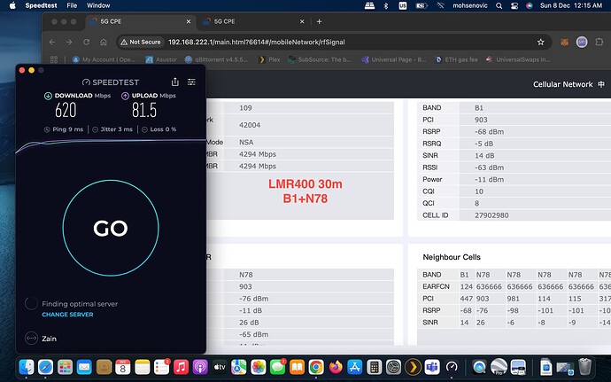 LMR400 30m B1+N78