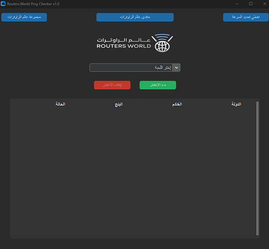 Routers.World Ping Checker