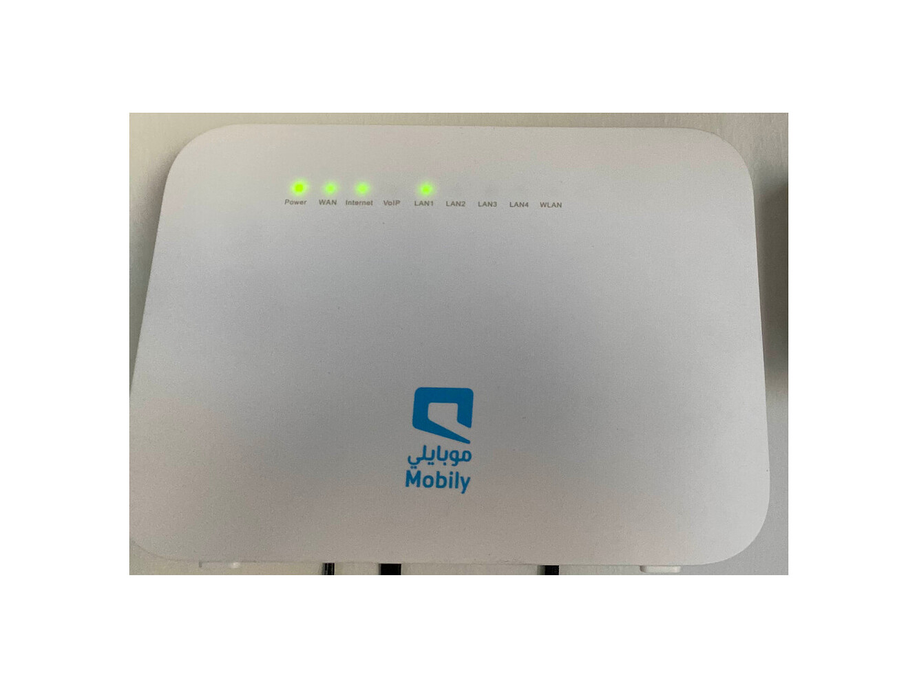 Mobily fiber router الابيض الجديد - قسم الالياف البصرية FTTH - عالم ...